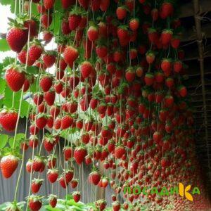 Клубника ампельная Анастасия купить по цене от 370р. в интернет-магазине «Посадика» с доставкой почтой в в Заозерныйе и по всей России – [изображение №1].